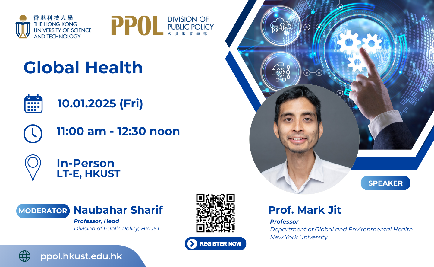 PPOL Seminar Prof. Mark Jit - "Global Health"