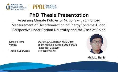 PHD THESIS PRESENTATION