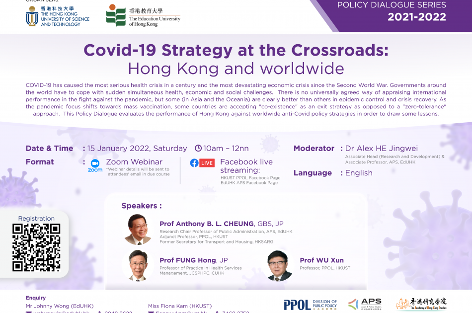 Covid-19 Strategy at the Crossroads: Hong Kong and worldwide