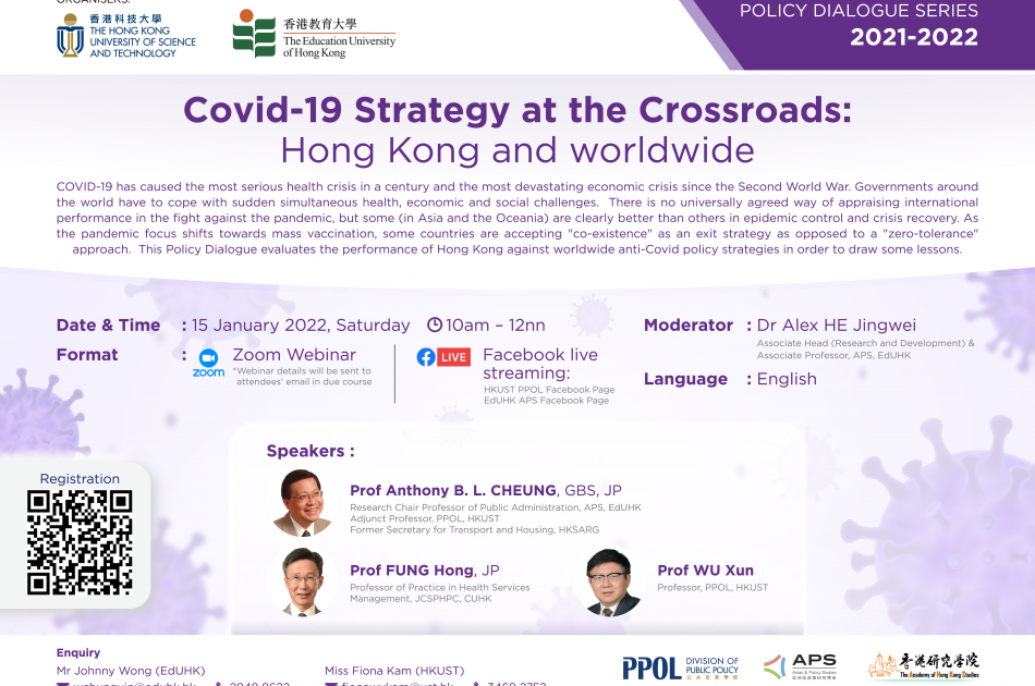 Covid-19 Strategy at the Crossroads: Hong Kong and worldwide