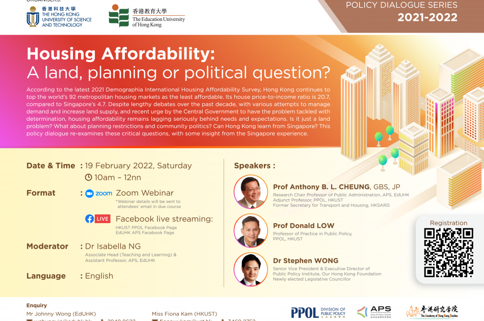 Housing Affordability: A land, planning or political question?